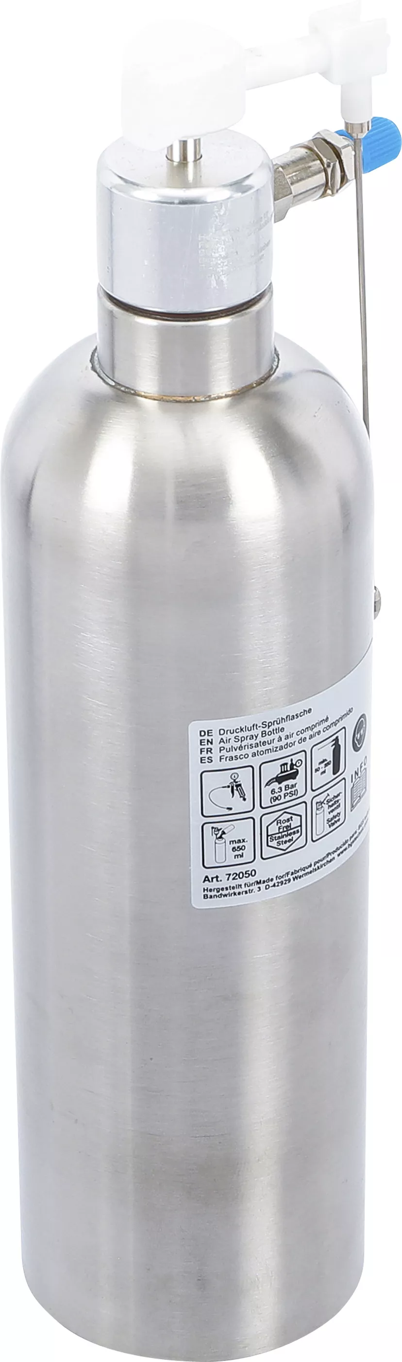 Tryckluft-Sprutflaska | Rostfritt stål | 650 ml