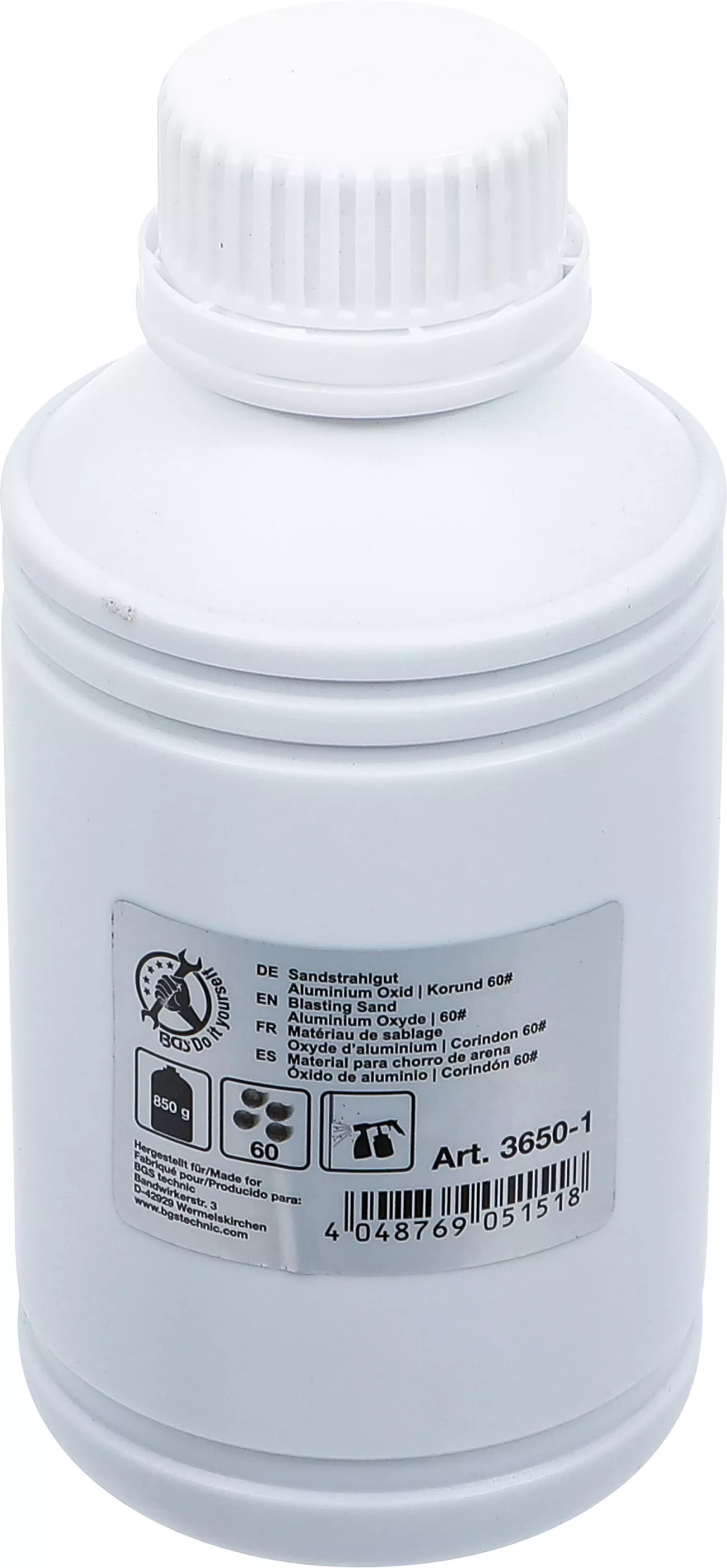 Blästringssand | Aluminiumoxid | Korund 60# | 850 g