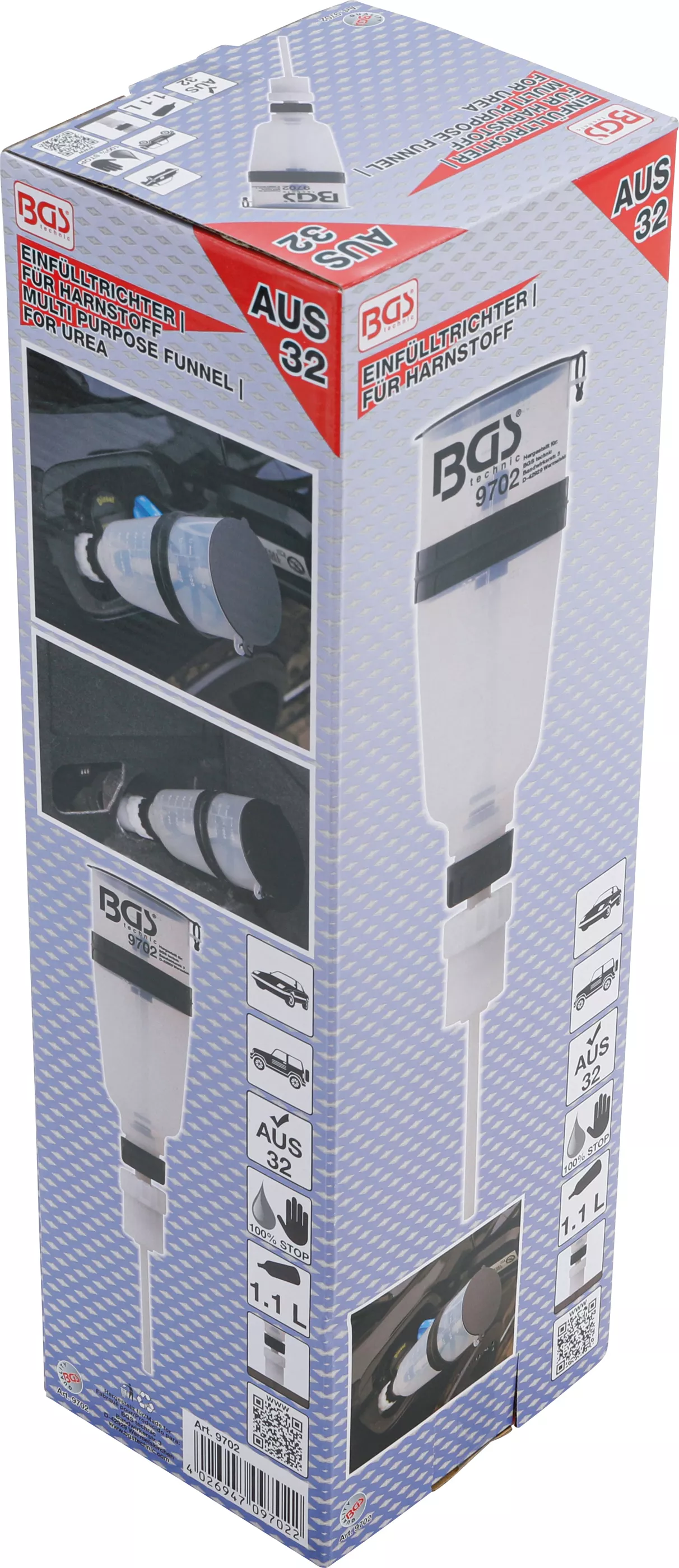 Påfyllningstratt | för AdBlue (AUS 32) | rak