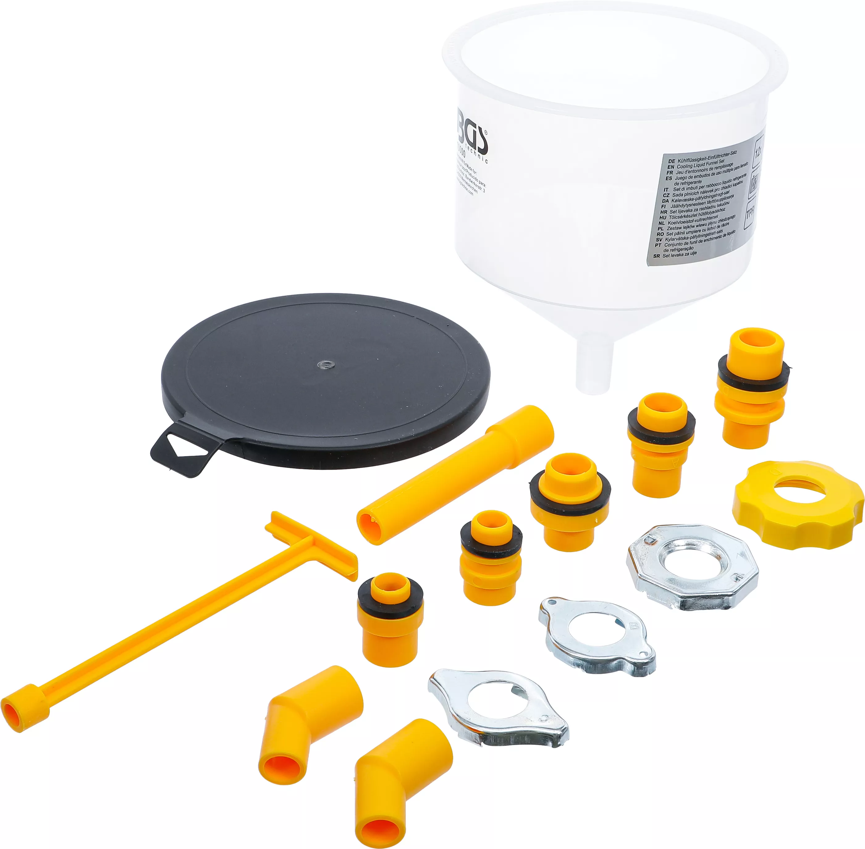 Kylarvätska-påfyllningstratt-sats | 12 delar