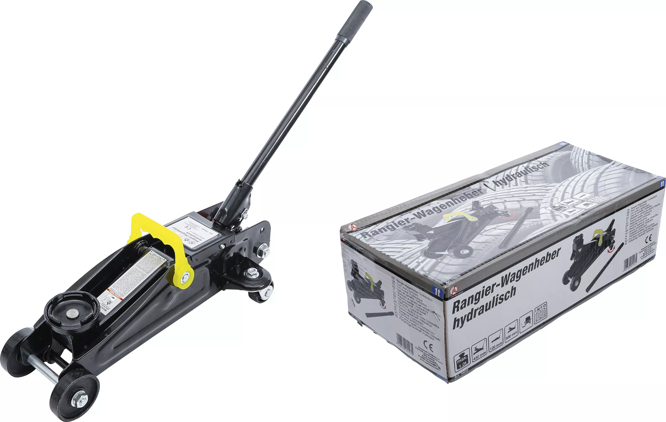 Förflyttnings-Domkraft | Hydraulisk | 1 t