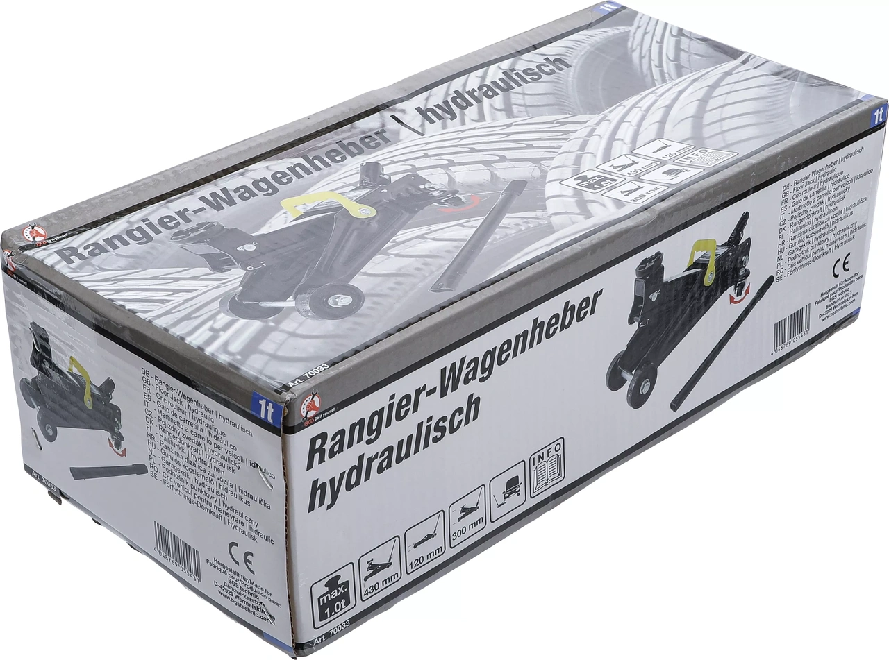 Förflyttnings-Domkraft | Hydraulisk | 1 t