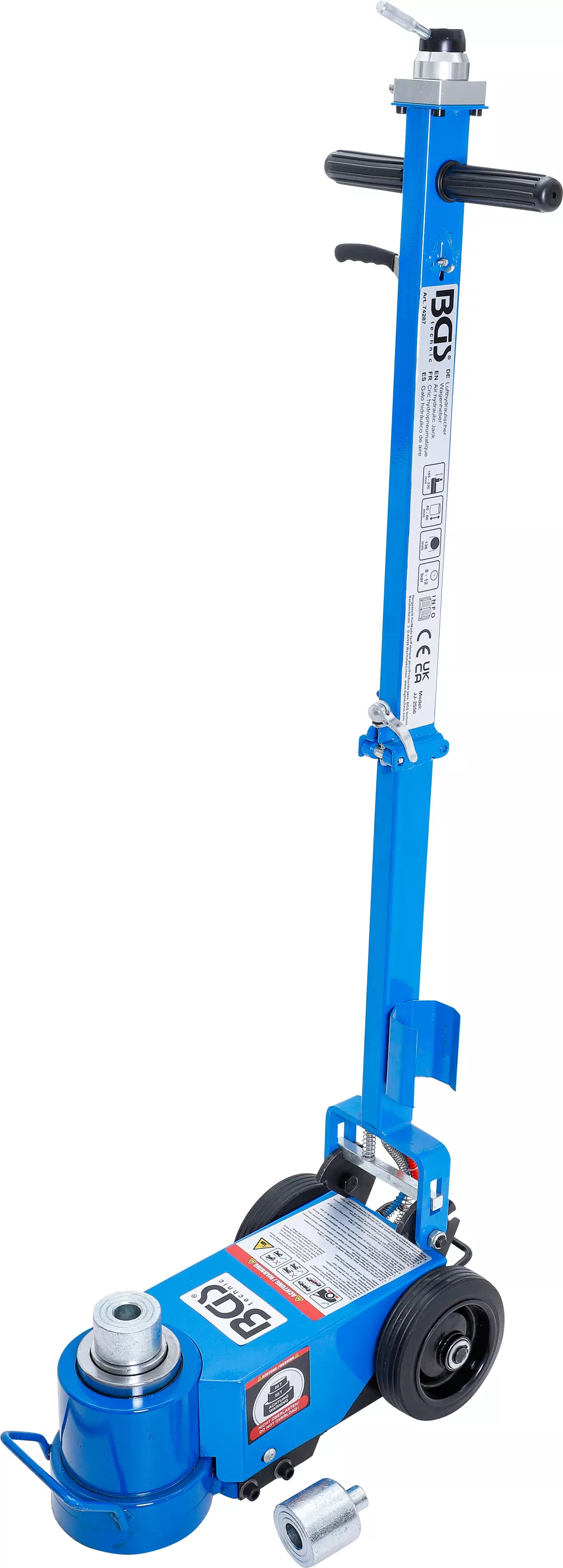 Domkraft | Lufthydraulisk | Körbar | 25 / 50 t