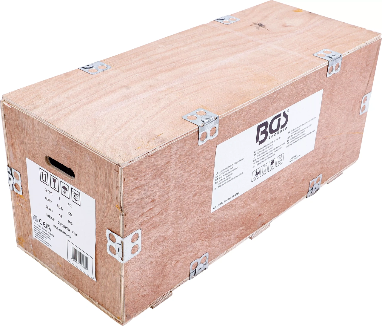 Domkraft | Lufthydraulisk | Körbar | 25 / 50 t