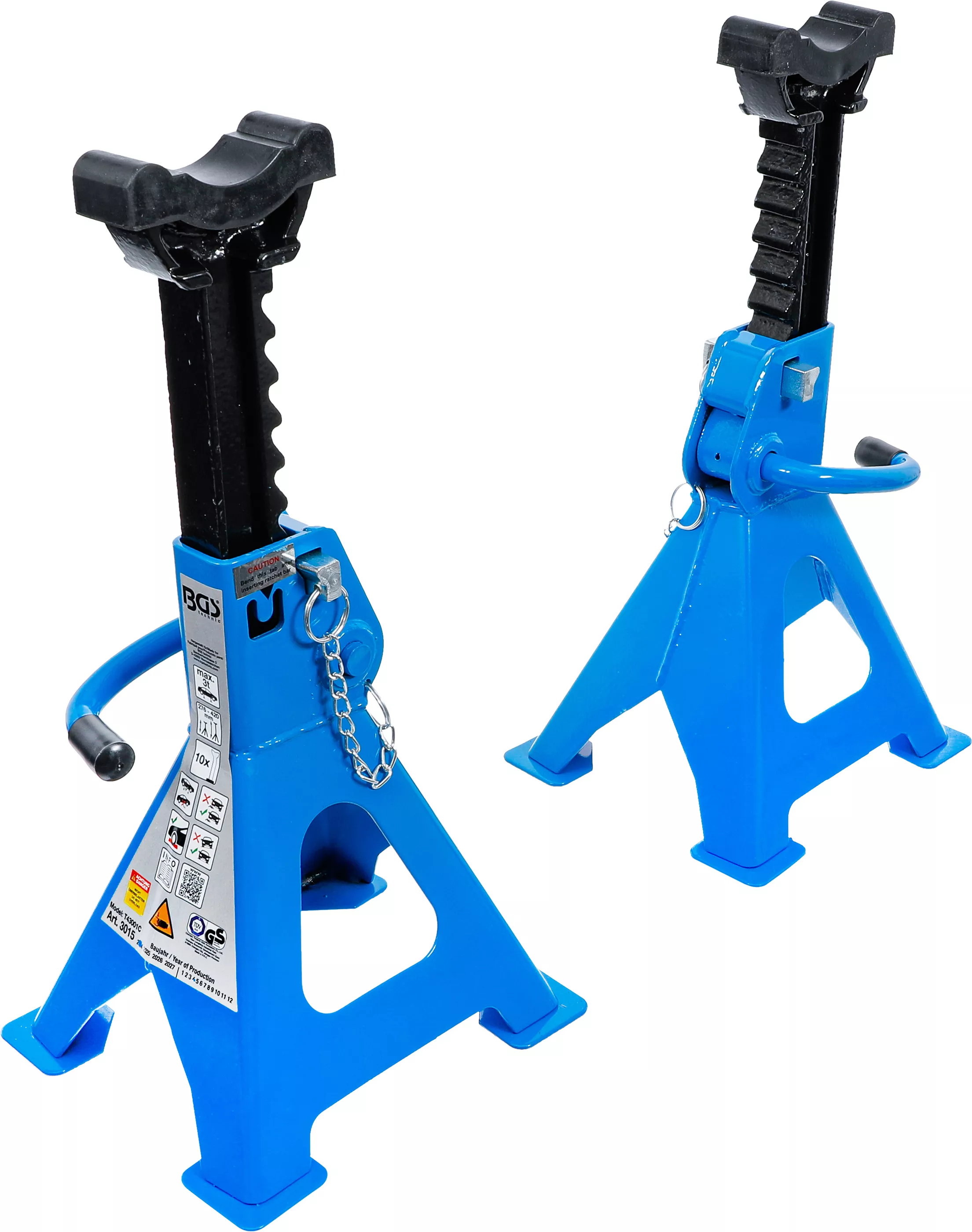 Pallbockar | Bärförmåga 3000 kg / Par | Lyft 276 - 420 mm | 1 Par