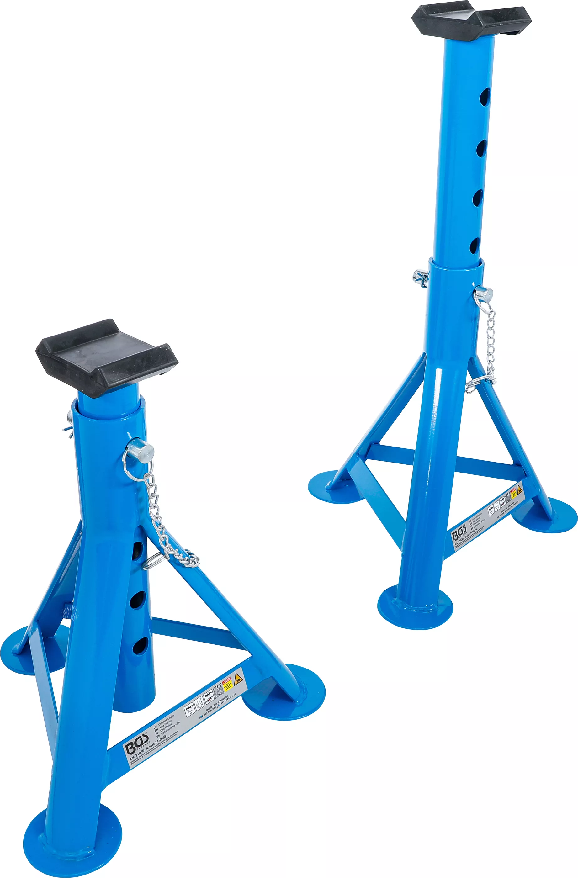 Pallbockar | Bärförmåga 3000 kg / Par | Lyft 335 - 500 mm | 1 Par