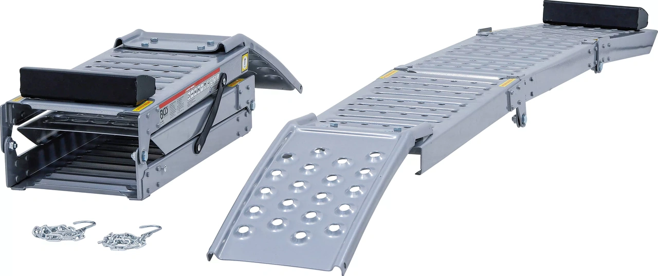 Uppkörningsramp-sats | ihopfällbar | 2 delar