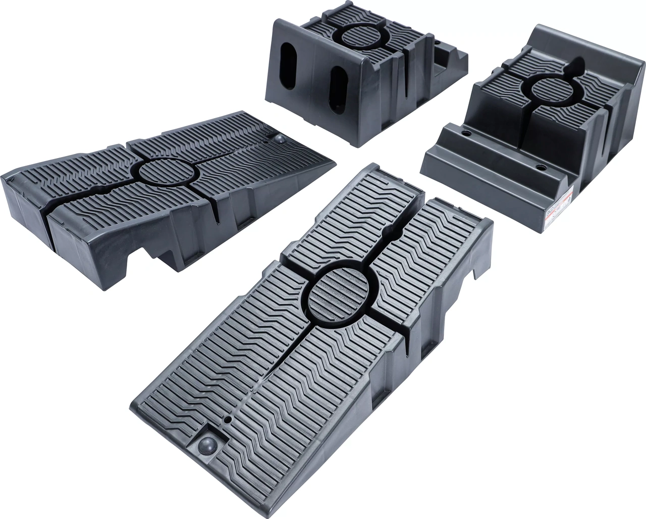 Uppkörningsramp-sats | Plast | extra hög | 2 delar