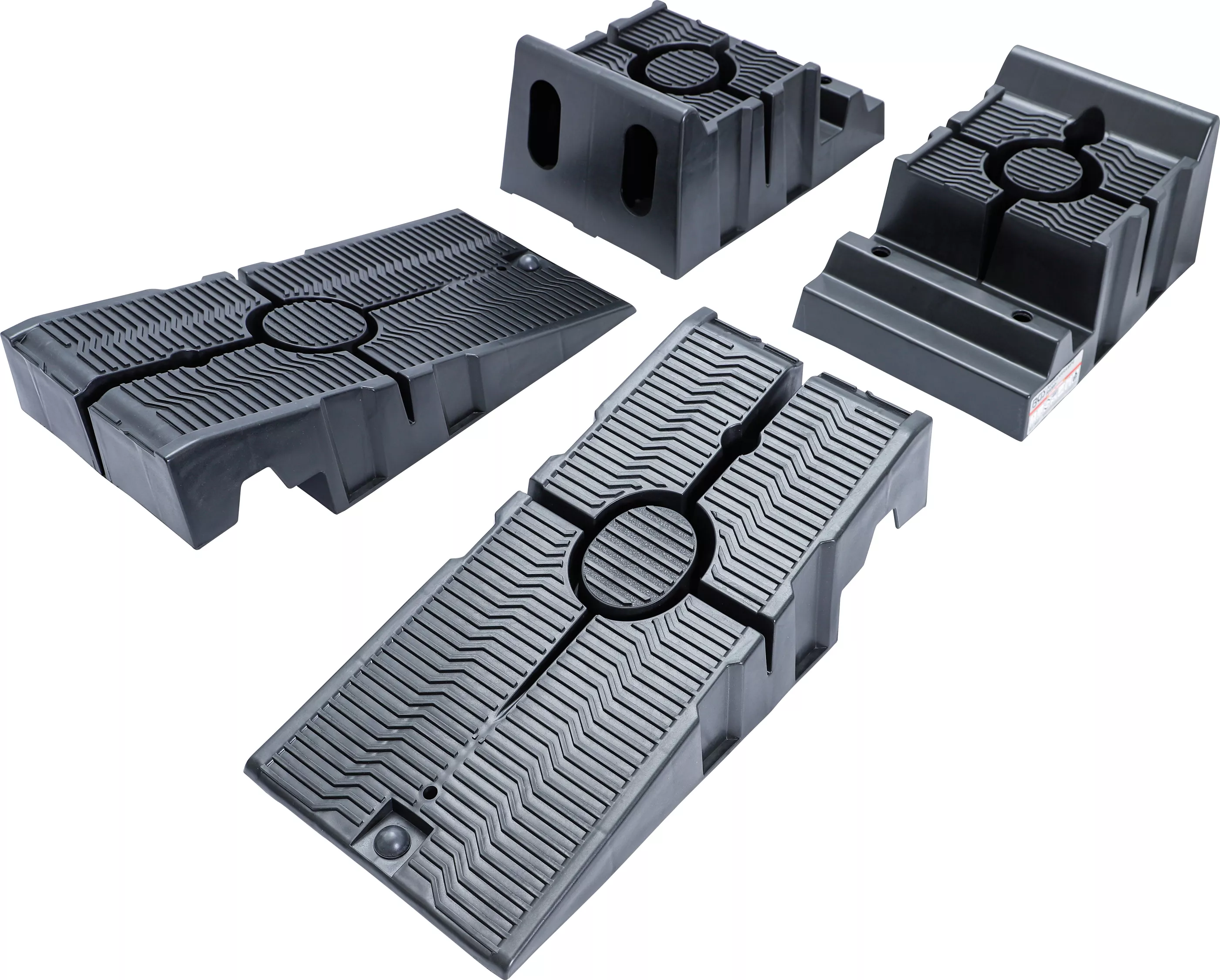 Uppkörningsramp-sats | Plast | extra hög | 2 delar