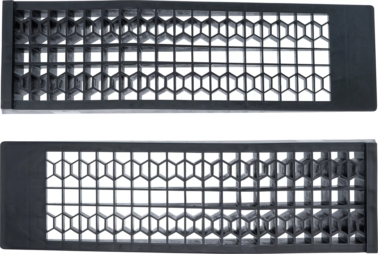 Uppkörningsramp-sats | Plast | extra låg | 2 delar