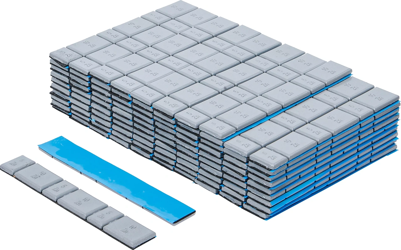 Limmade balanseringsvikter | Typ 363 | 45 g | 100 delar