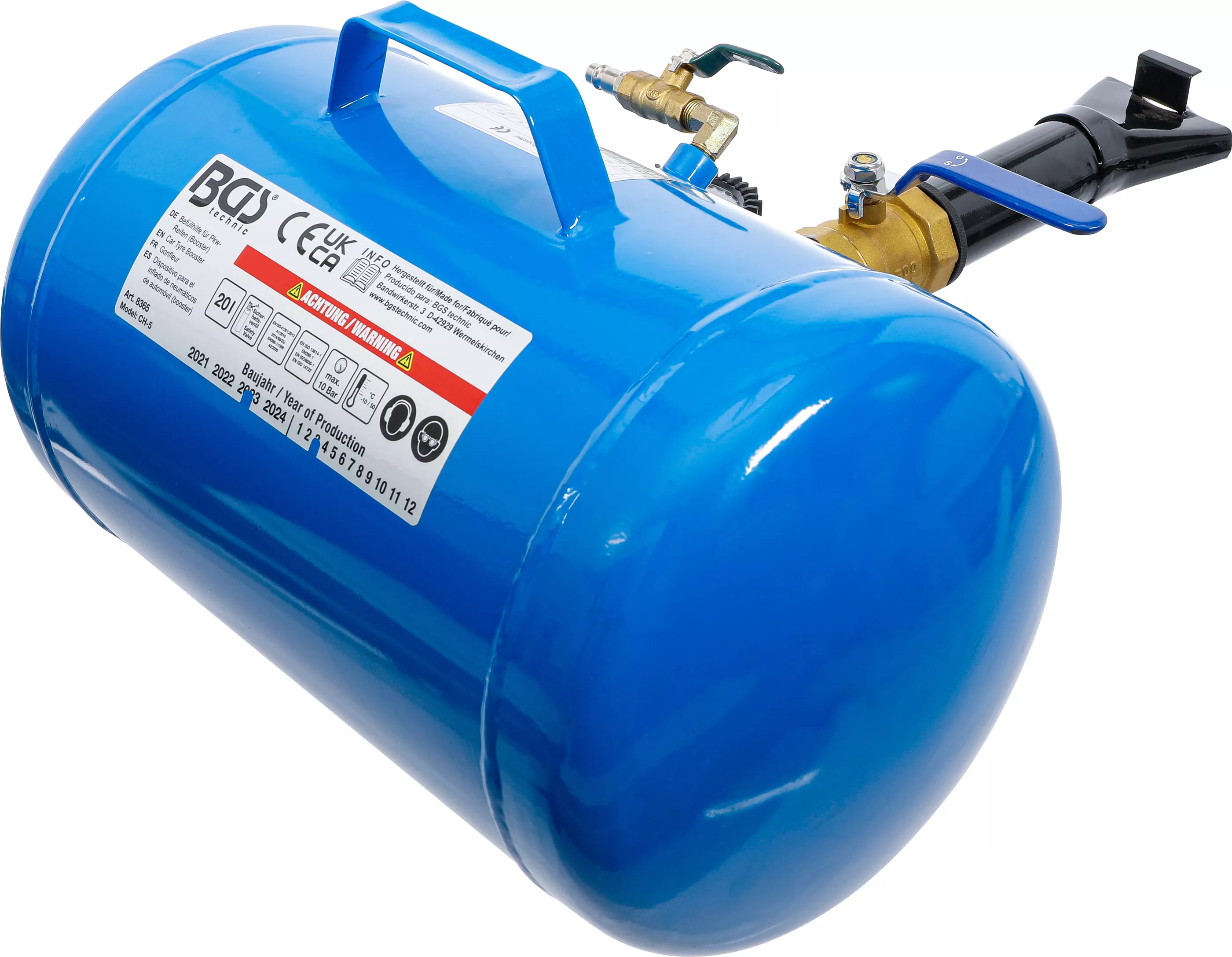 Påfyllningshjälpmedel för bildäck (Booster)