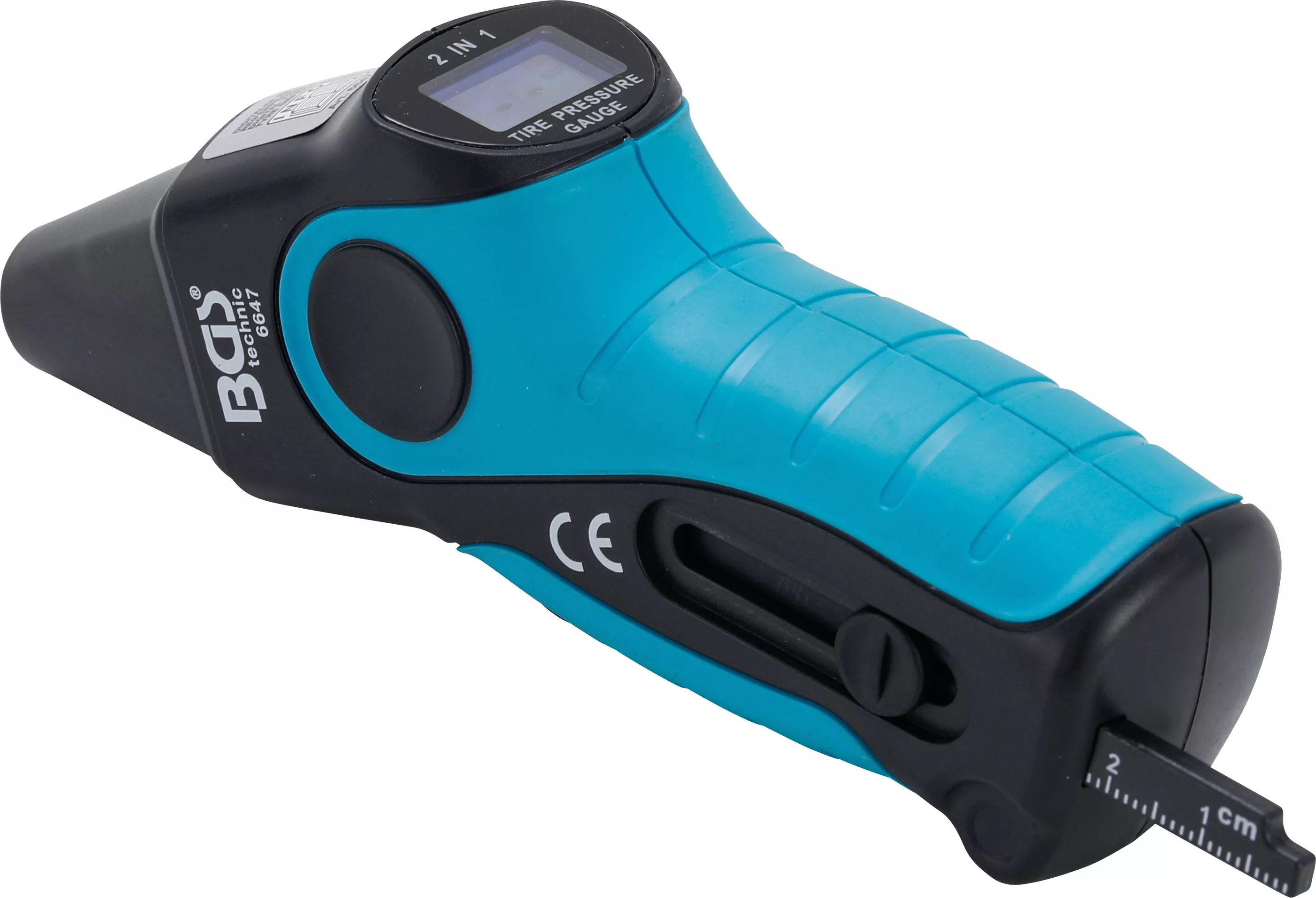 Digital däcktrycksprovare & däckprofils-skjutmått | "2-IN-1"