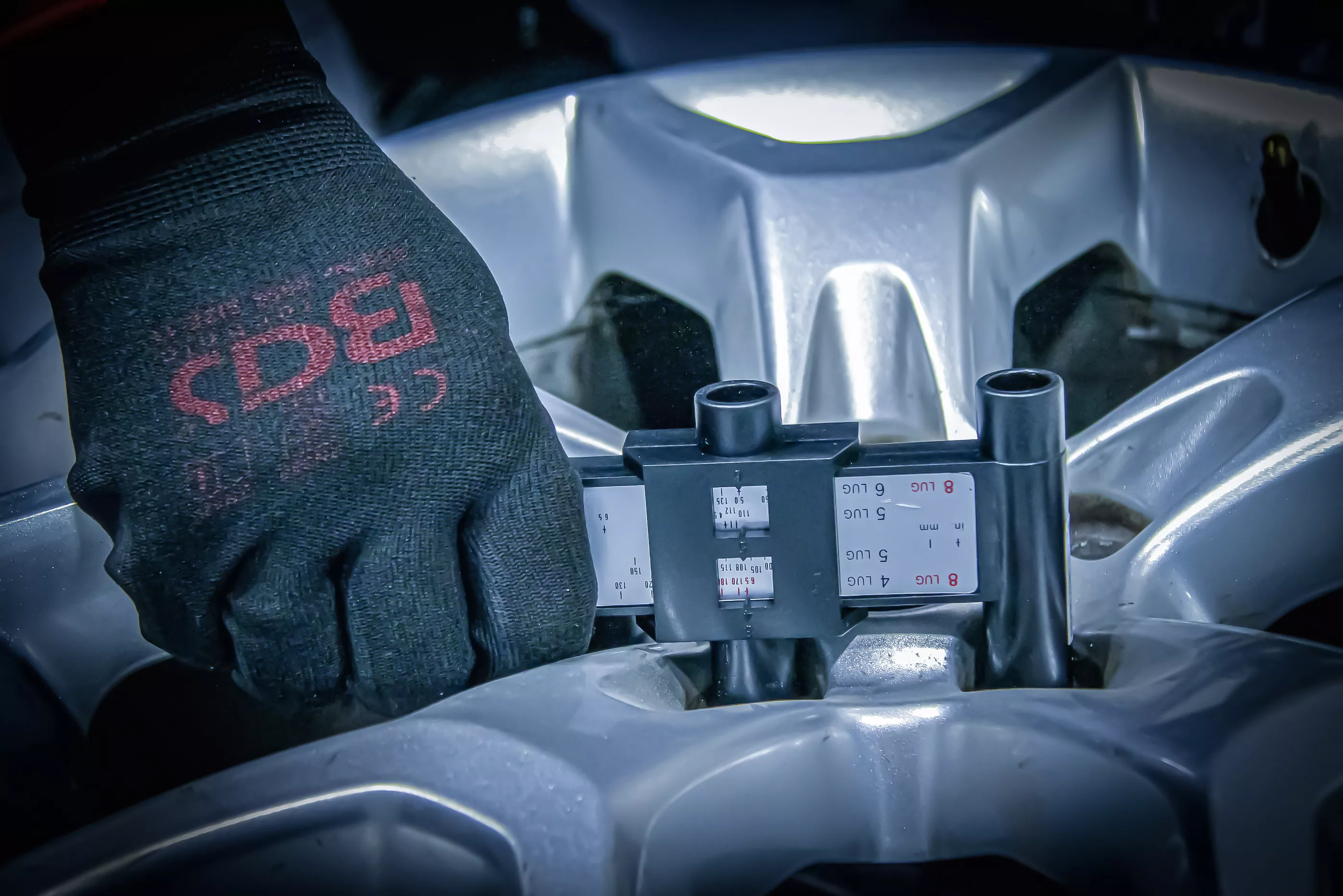 Bultcirkel-Skjutmått