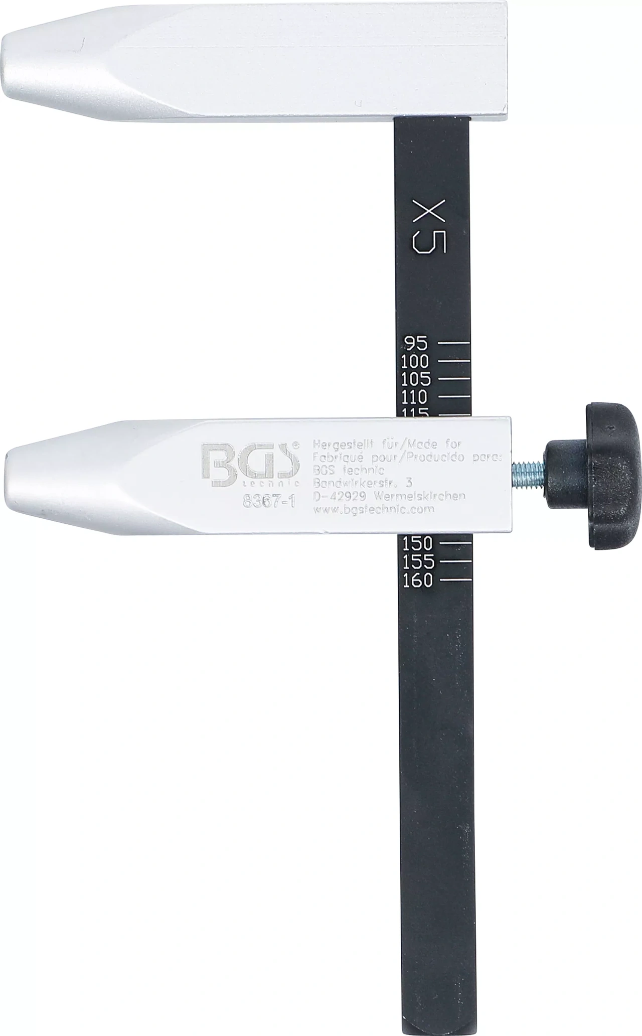 Bultcirkel-Skjutmått, Aluminium-Utförande