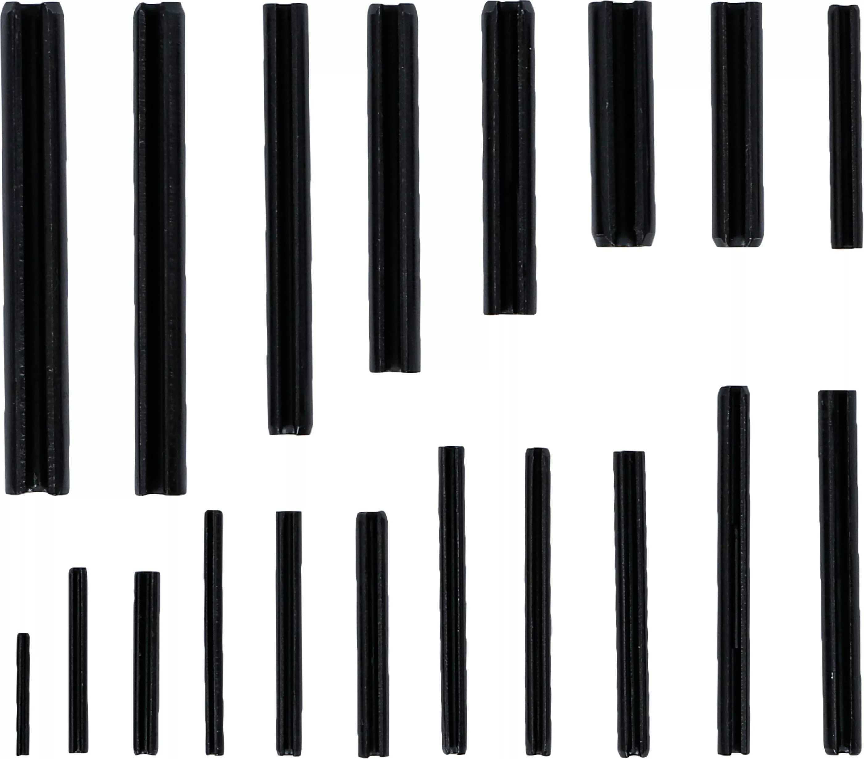 Fjädrande rörpinne/spännstift-Sortiment | 450 delar