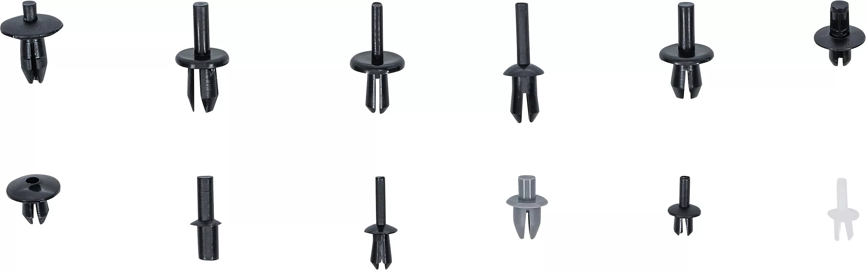 Fordon-Fastsättningsklämma-Sortiment för VW, Audi, Volvo, Chrysler, Ford, Mercedes-Benz | 350 delar