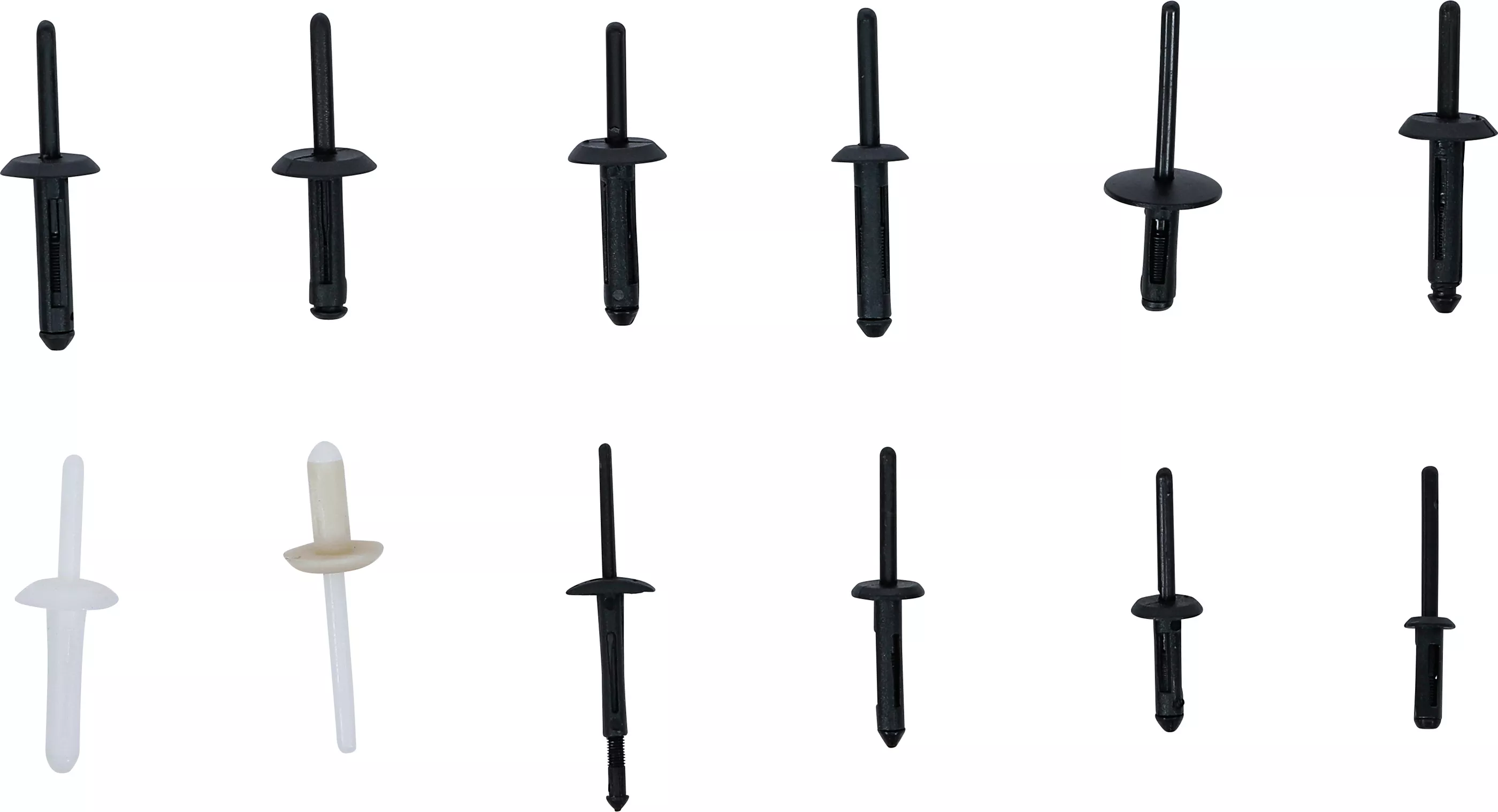 Plastnitar-Sortiment | för GM, BMW, Chrysler, VW, Ford | 235 delar