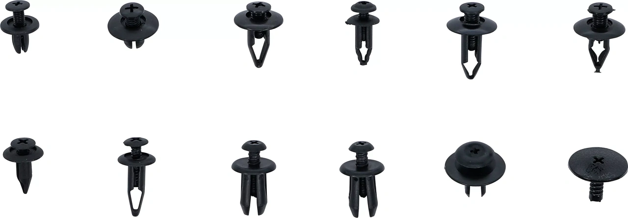 Plast-Expaderclip-Sortiment för Mazda, Honda, Ford, Nissan, VW | 240 delar