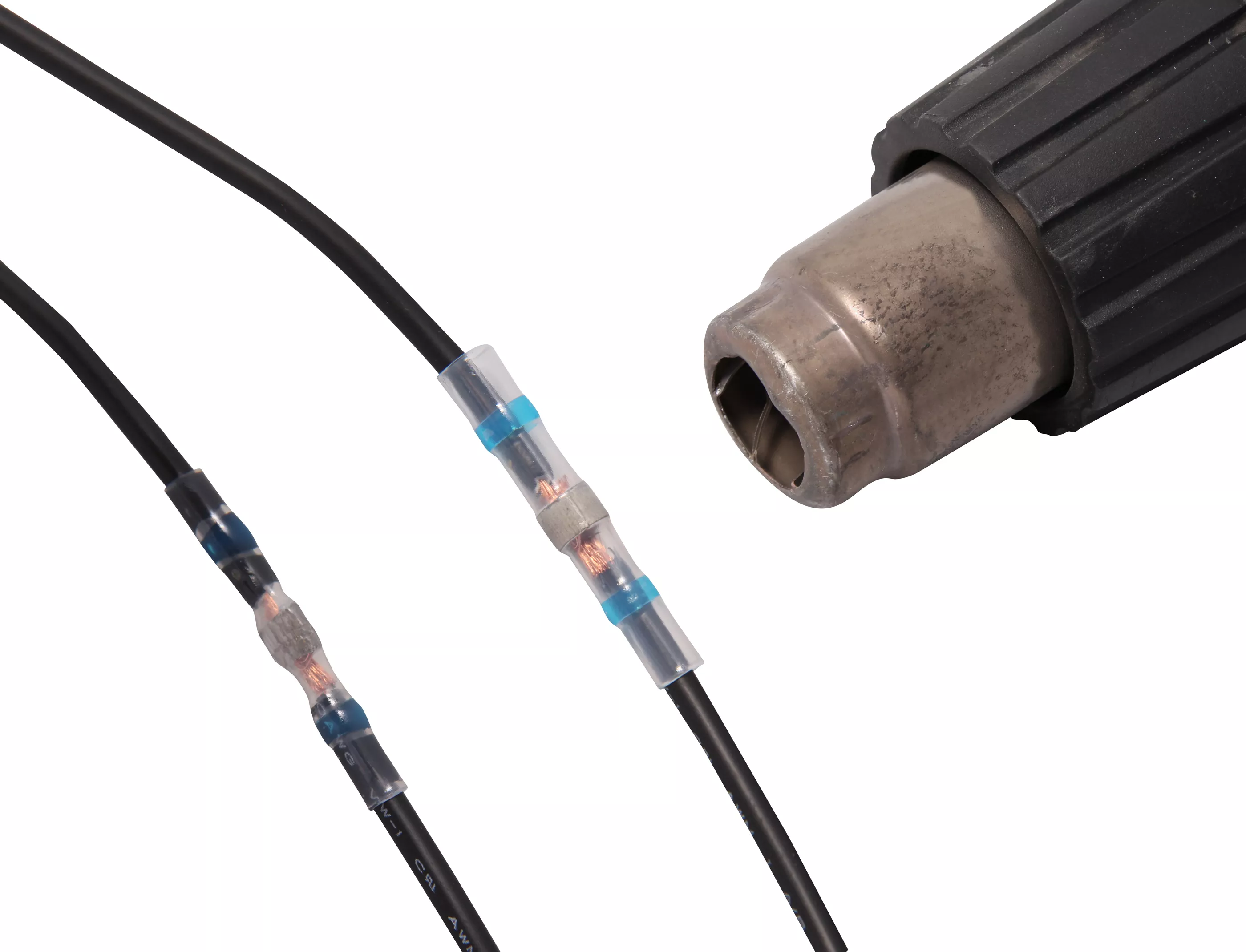 Lödkontakterssortiment | med krympslang | 9 delar