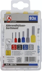 Ändhylsor-sortiment | isolerade | 93 delar