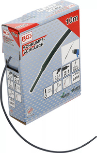 Krympslang-box | svart | Ø 2,5 mm | 10 m