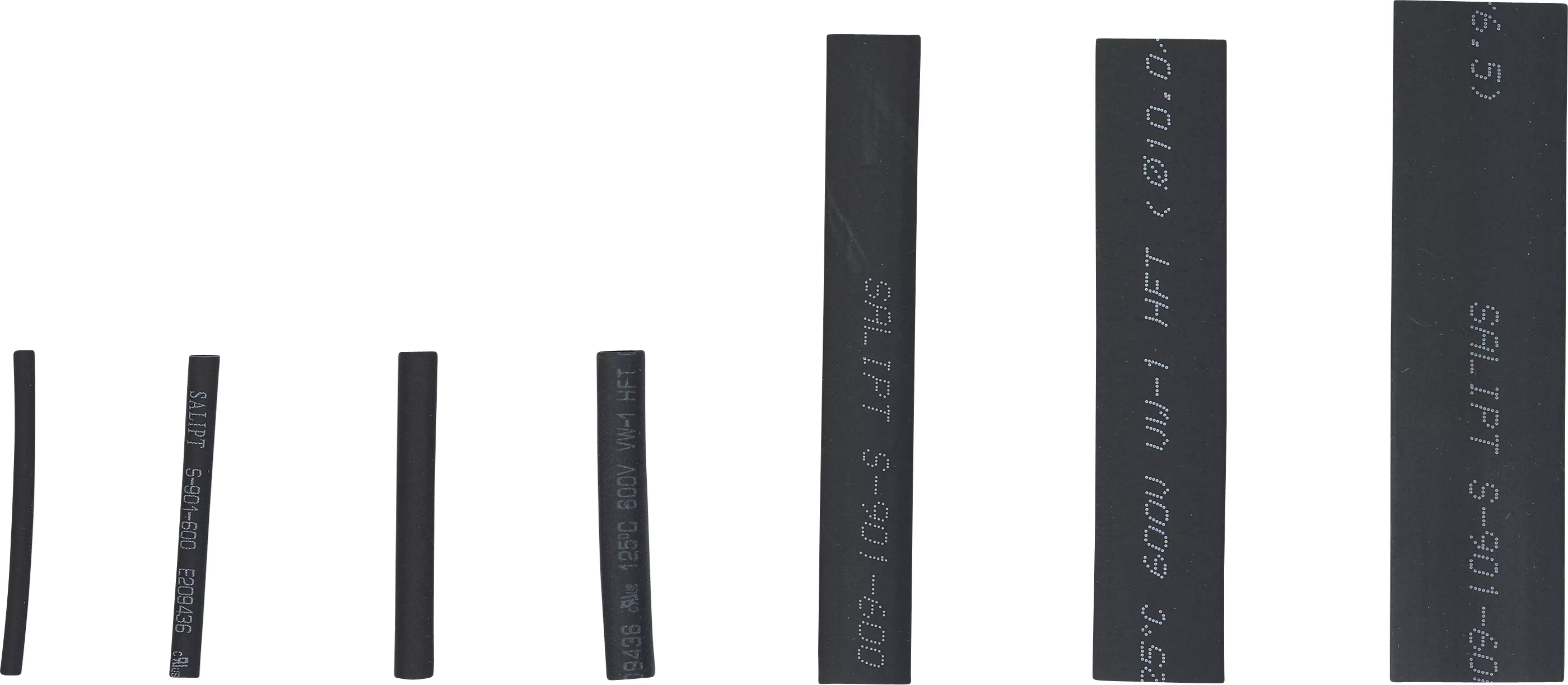 Krympslang-sortiment | svart | 126 delar