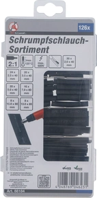 Krympslang-sortiment | svart | 126 delar