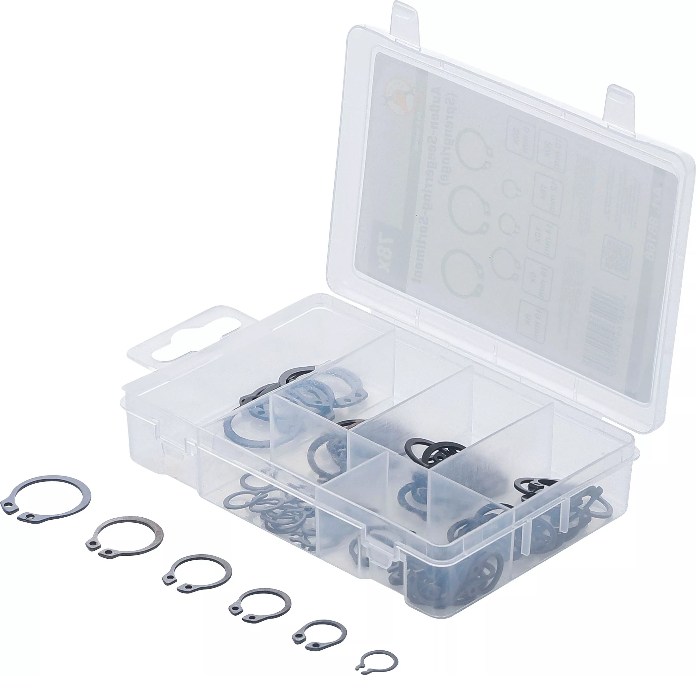 Yttre låsning-sortiment (spårring) | Ø 8 - 19 mm | 78 delar