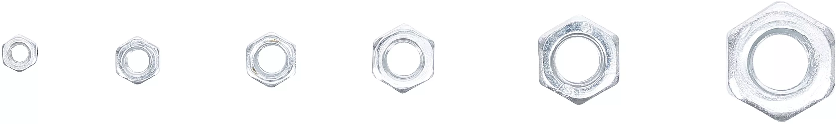 Mutter-sortiment | M3 - M10 | 150 delar