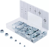 Sexkant-Mutter-Sortiment | Självlåsande | 146 delar