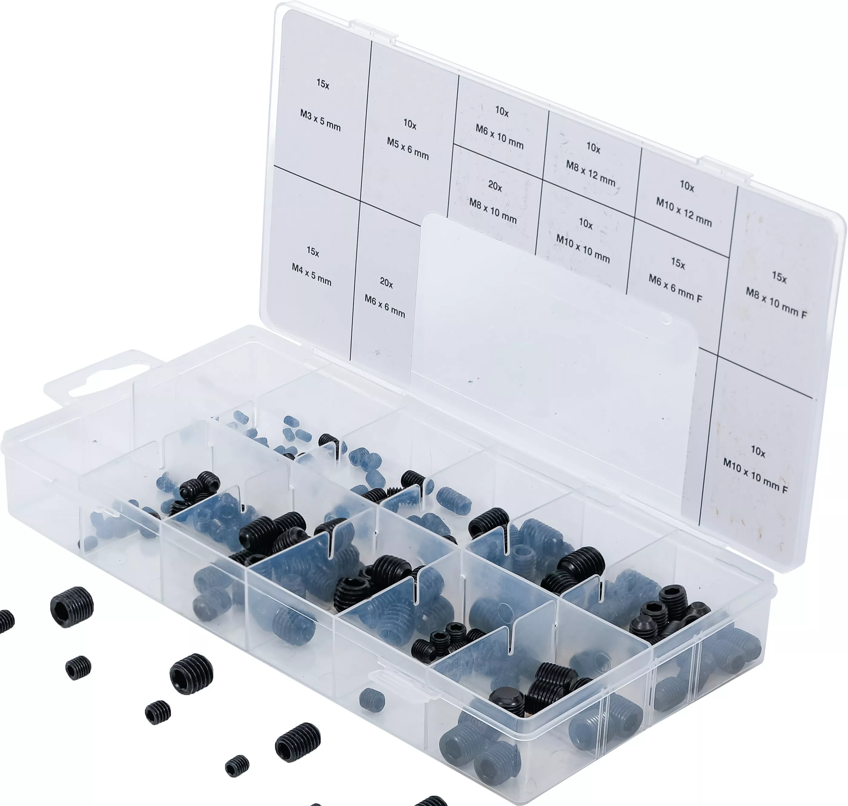 Stoppskruv-sortiment | 160 delar