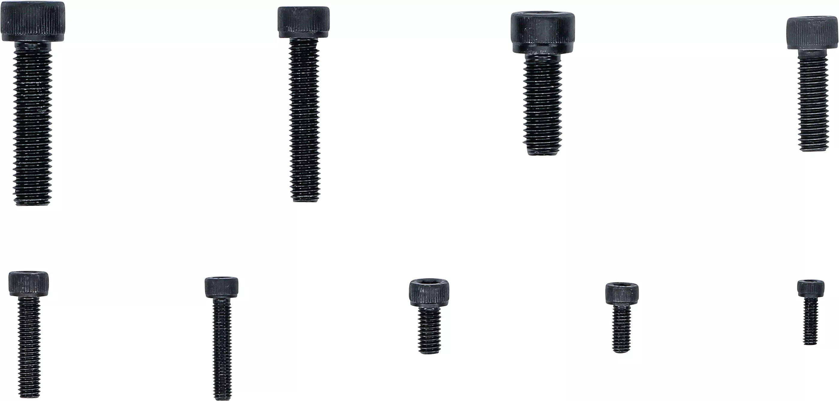 Cylinderskruvar-Sortiment | Inre sexkant | 106 delar