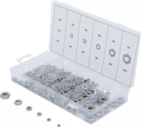 Sexkant-Mutter-Sortiment | Rostfritt stål | 300 delar