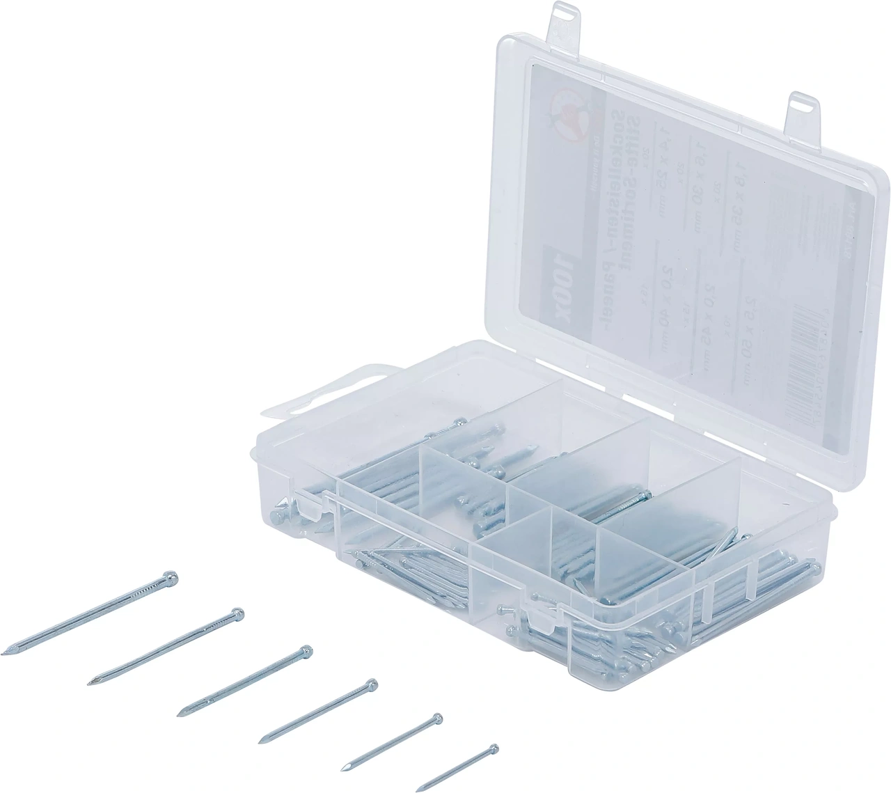 Sockellist- / panelstift-sortiment | 100 delar