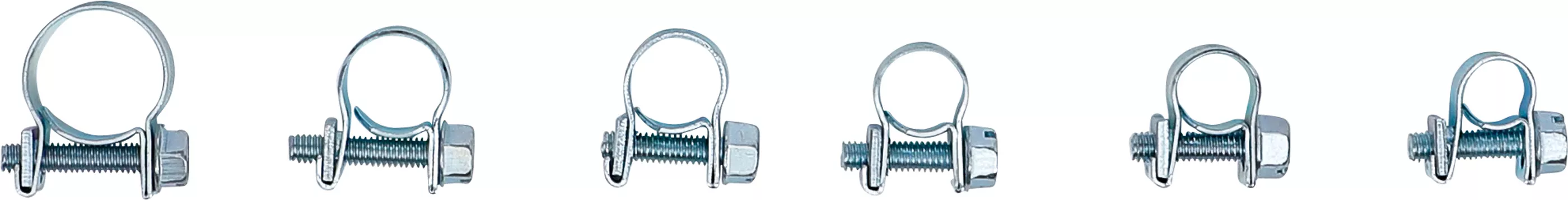 Slangklämmor-sortiment | Ø 6 - 16 mm | 30 delar