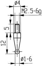 Mätinsats HM stl.18/ 1,0mm Kula