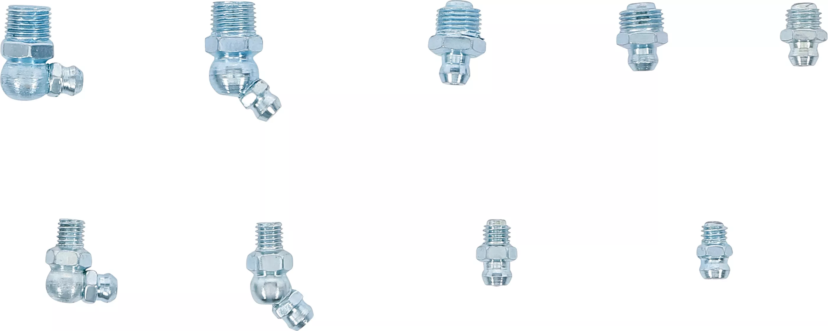 Smörjnippel-Sortiment | Metrisk / Tumsstorlekar | 70 delar