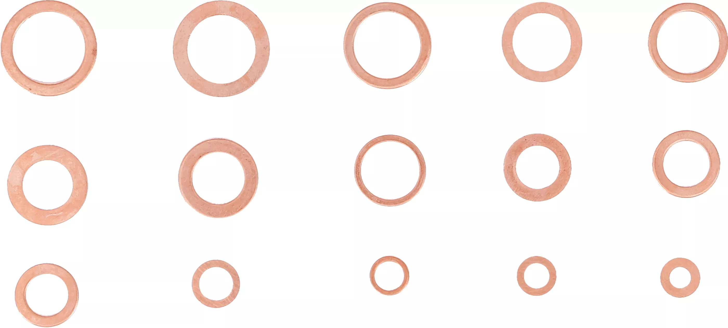 Tätningsring-Sortiment | Koppar | 150 delar
