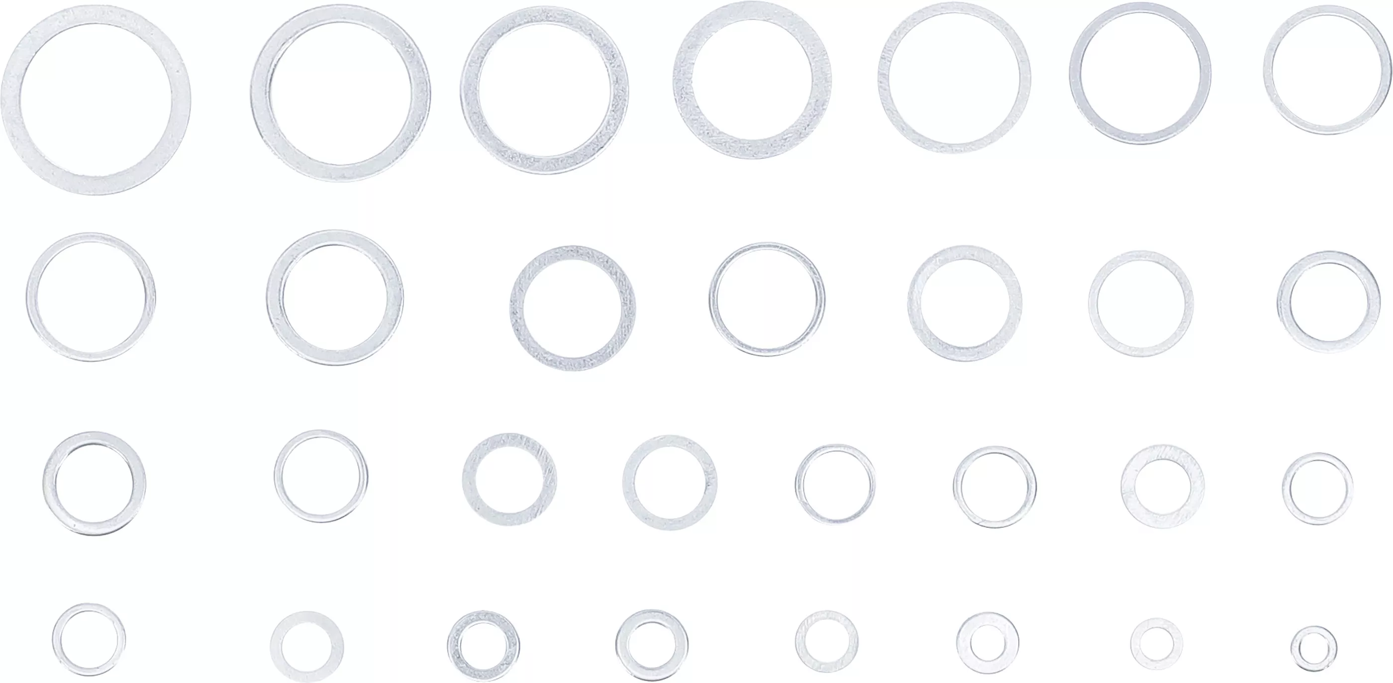 Tätningsring-Sortiment | Aluminium | 300 delar