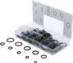 Tätningsring-Sortiment | Metall | Med gummi-tätningsvulst | 150 delar