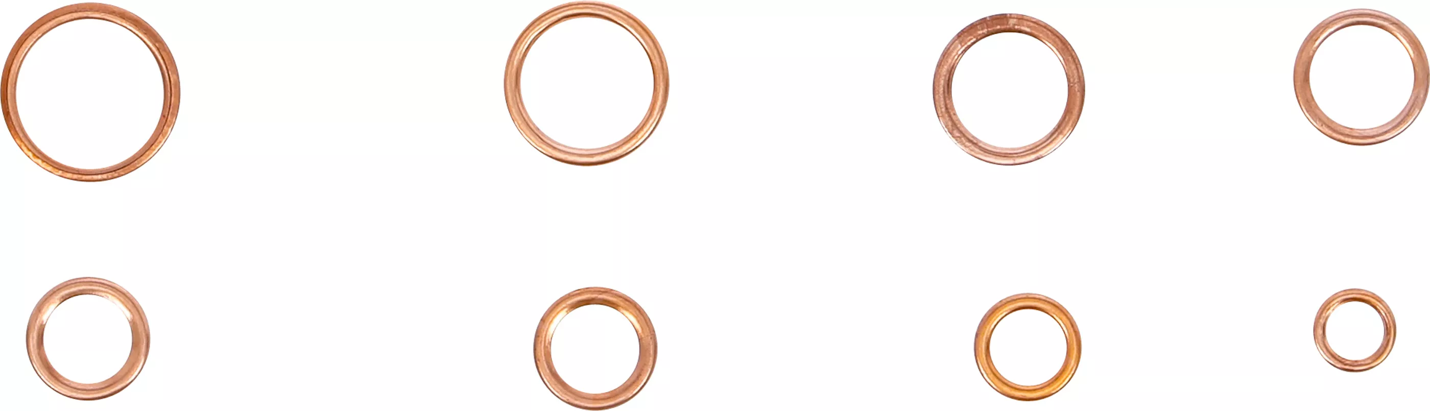O-Ring-Sortiment | Kupfer | Ø 6 - 20 mm | 95 delar