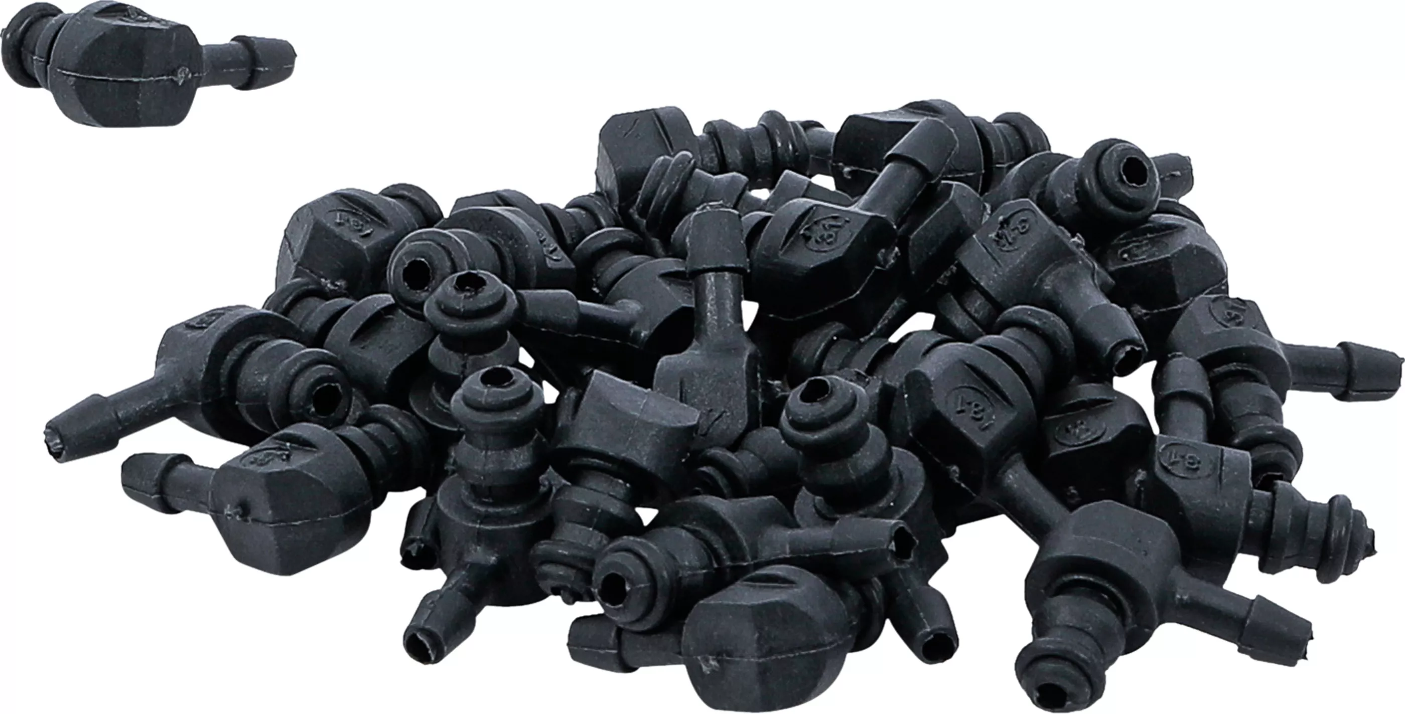 Plast-förbindelseelementsats | L-form | 30 delar