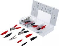 Krokodilklämma-Sortiment | 28 delar