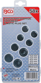 Plastproppar-Sortiment | 58 delar