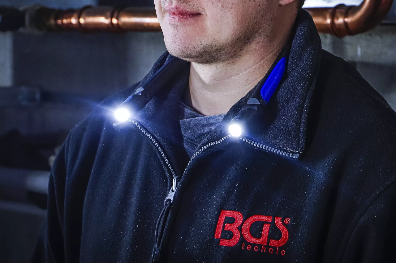 COB-LED-Verkstads-Nacklampa