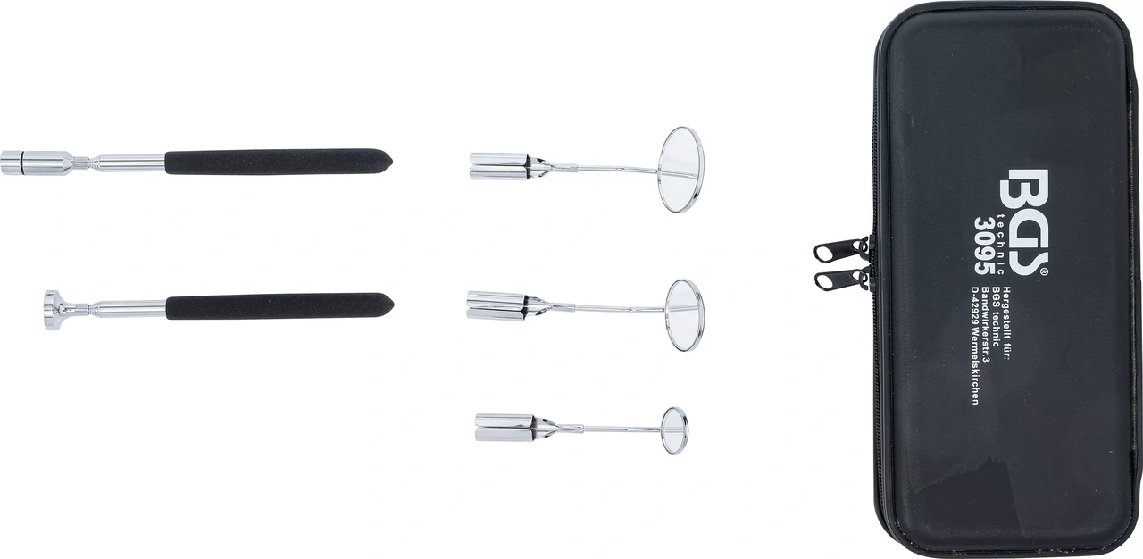 LED-Magnetlyftare- och inspektionsspegel-sats
