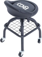 Verkstadsstol | med 4 rullar | höjdinställbar | 540 - 680 mm