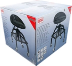 Verkstadsstol | med 4 rullar | höjdinställbar | 540 - 680 mm