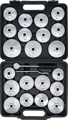 Oljefilternyckel-sats | Aluminium-gjutgods | 12,5 mm (1/2") | 23 delar